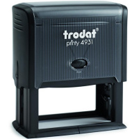 Оснастка для прямоугольной печати Trodat Printy 70х30мм, черная, 4931