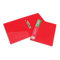 Файловая папка Attache красная, А4, на 150 листов, с карманом