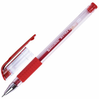 Гелевая ручка Brauberg EXTRA GT NEEDLE красная, узел 0.5мм, линия письма 0.35мм