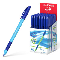 Ручка шариковая ErichKrause U-109 Neon Stick&Grip 1.0, Ultra Glide Technology, синяя