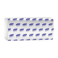 Бумажные полотенца листовые Luscan Professional листовые, белые, M укладка, 150шт, 2 слоя, 21 пачка