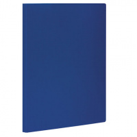 Пластиковая папка с зажимом Staff синяя, до 100 листов