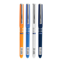 Ручка шарик LINC AXO 0,7 мм синий резин.грип цв. корп. ассорти