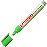 Маркер перманентный Edding ECO 22 зеленый, 1-5мм, скошенный наконечник, универсальный, без запаха