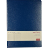 Ежедневник недатированный Bruno Visconti Megapolis синий, А4, 160 листов, кожзам