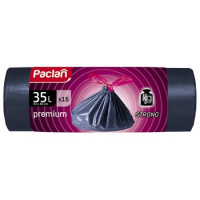 Мешки для мусора Paclan Premium 35л, с завязками, 15 шт