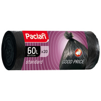 Мешки для мусора Paclan Standard 60л, 7.4мкм, 20 шт