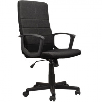 Кресло офисное Brabix Focus EX-518 ткань, черная, крестовина пластик