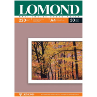 Фотобумага для струйных принтеров Lomond А4, 50 листов, 220г/м2, матовая, двусторонняя, 102144