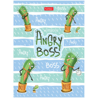 Бизнес-блокнот А6, 64л., Hatber 'Angry Boss'