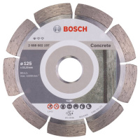 Диск алмазный Bosch Stf Concret 2608602197 125х22.23мм, толщина 1,6 мм, сухая резка