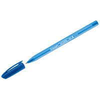 Шариковая ручка Luxor InkGlide 100 Icy синяя, 0.7мм, синий корпус