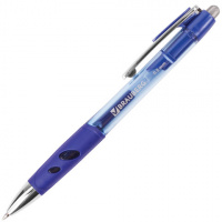 Ручка гелевая автоматическая Brauberg Officer синяя, 0.5мм