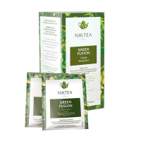 Чай Niktea Green Fusion зеленый, 25 пакетиков