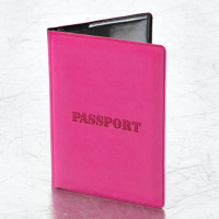 Обложка для паспорта STAFF, мягкий полиуретан, 'ПАСПОРТ', розовая, 237605