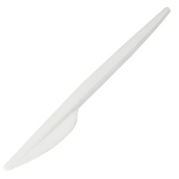 Нож одноразовый Laima Эталон белый, 16.5см, 100шт/уп