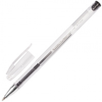Ручка гелевая Brauberg Zero черная, 0.5мм