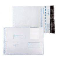 Пакет почтовый полиэтиленовый Курт белый, 280х380мм, 100мкм, 10 шт, стрип, Куда-Кому