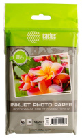 Фотобумага для струйных принтеров Cactus CS-GA623050ED 10x15см, 50 листов, 230 г/м2, белая, глянцева