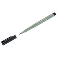 Ручка капиллярная Faber-Castell Pitt Artist Pen Brush цвет 172 зеленая земля, кистевая