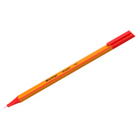 Ручка капиллярная Berlingo Rapido красная, 0.4мм, желтый корпус