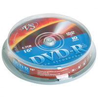 Диск DVD-R Vs 4.7Gb, 16х, Cake Box, 10шт/уп