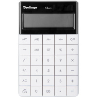 Калькулятор настольный Berlingo белый, 12 разрядов