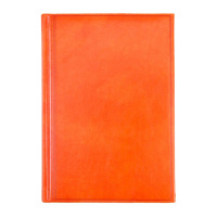 Ежедневник полудатированный Brunnen Оптимум Мадера оранжевый, А5, 180 листов