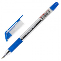 Ручка шариковая Staff OBP-279 синяя, 0.35мм, прозрачный корпус
