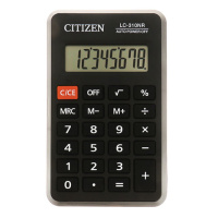 Калькулятор карманный Citizen LC-310N черный, 8 разрядов