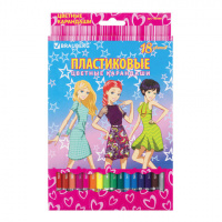 Набор цветных карандашей Brauberg Pretty Girls 18 цветов, шестигранный корпус, пластиковые