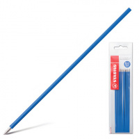 Стержень для шариковой ручки Stabilo синий, 0.3мм, 135мм, 10шт, для 141567
