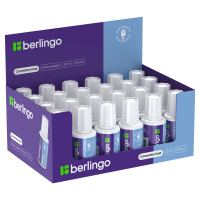 Корректирующая жидкость Berlingo, 20мл,(27г) водная, с кистью