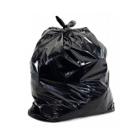 Мешки для мусора 300л, ПВД, 125х125см, черного цвета