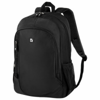 Рюкзак BRAUBERG B-TR1606 для старшеклассников/студентов, 22 л, черный, 'Навигатор', 30х17х45 см, 225
