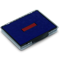 Штемпельная подушка прямоугольная Trodat для Trodat 54110/54510, синяя-красная, 6/511/2