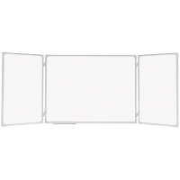 Доска магнитно-маркерная 2x3 Office 240х90см, белая, алюминиевая рамка