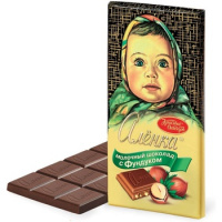 Шоколад Аленка фундук, 90г