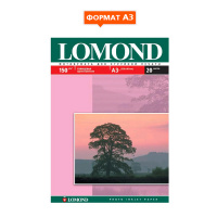 Фотобумага для струйных принтеров Lomond А3+, 20 листов, 150 г/м2, глянцевая, 102026