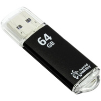 USB флешка Smart Buy V-Cut 64Gb, 15/5 мб/с, черный