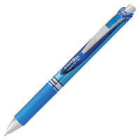 Ручка гелевая автоматическая Pentel EnerGel BLN75 синяя, 0.25мм, синий корпус