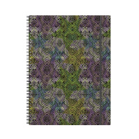 Тетрадь ErichKrause Purple Python, А4, 80 листов, клетка, на резинке