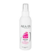 Лосьон против вросших волос Aravia 2в1, с фруктовыми кислотами, с замедлением роста волос, 150мл