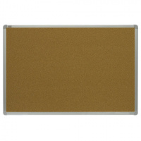Доска пробковая 2x3 Office 120x180см, коричневая, алюминиевая рамка