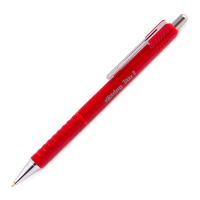 Шариковая ручка автоматическая Rotring Tikky II  синяя, 0.5мм, красный корпус