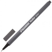 Ручка капиллярная Brauberg Aero серая, 0.4мм