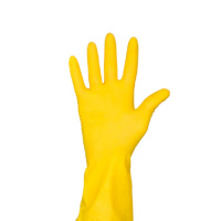 Перчатки латексные хозяйственные Текос Multi Care р.XL, желтые, 1 пара