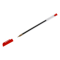 Шариковая ручка Стамм 800 красная, 0.7мм