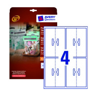 Топперы и упаковки Avery Zweckform L7112-10, белые, 137х48мм, 4шт на листе А4, 10 листов