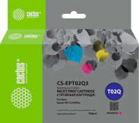 Картридж струйный Cactus CS-EPT02Q3 T02Q пурп.пигм. (660мл) для Epson WorkForce Enterprise WF-C20600